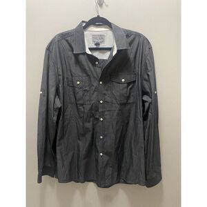 Marc Ecko Cut See Long Sleeve‎ Button Up Size Xl EUC